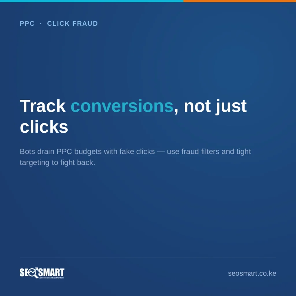 Track conversions, not just clicks — SEO Smart