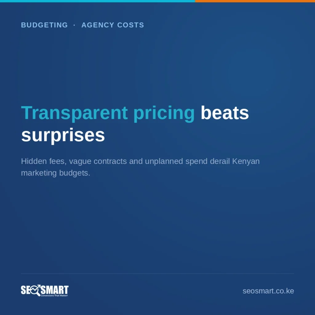 Transparent pricing beats surprises — SEO Smart