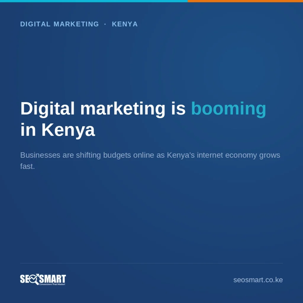 Digital marketing is booming in Kenya — SEO Smart