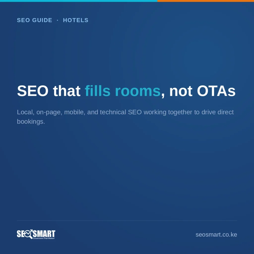 SEO that fills rooms, not OTAs — SEO Smart
