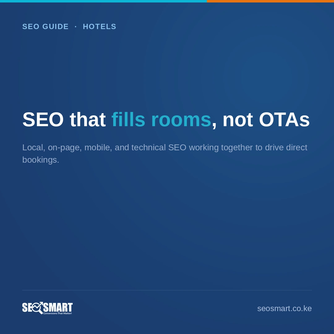 SEO that fills rooms, not OTAs — SEO Smart