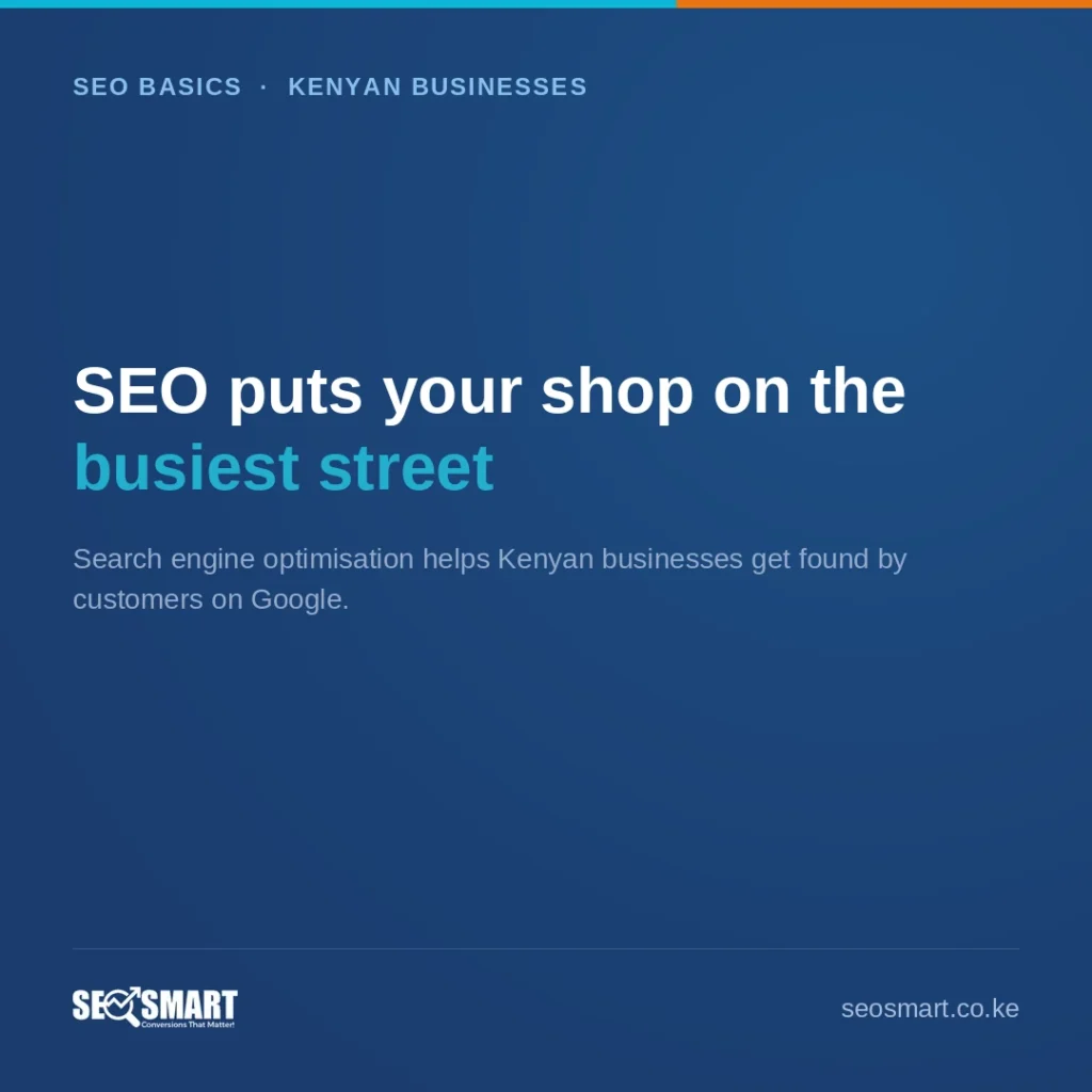 SEO puts your shop on the busiest street — SEO Smart