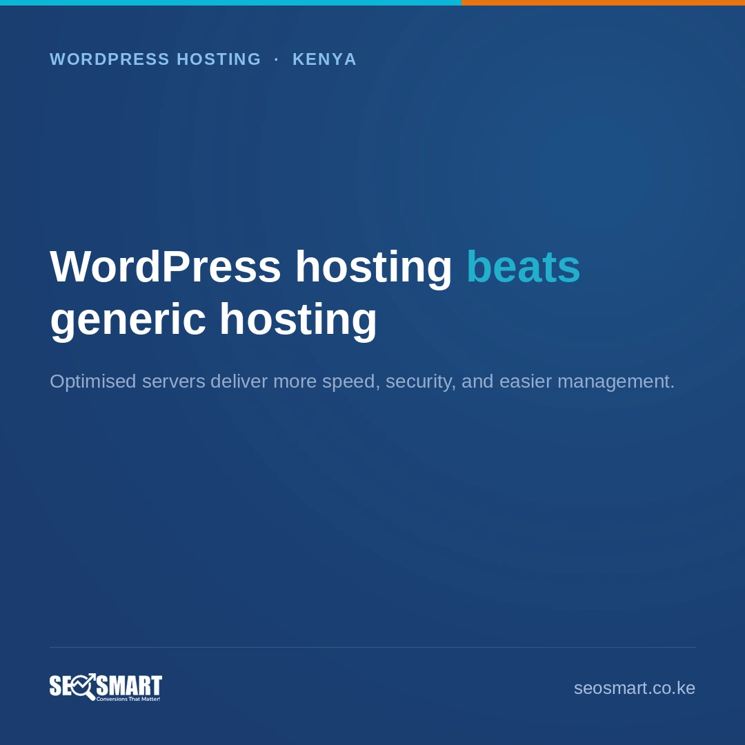 WordPress hosting beats generic hosting — SEO Smart